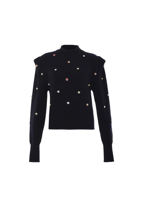 faina Pullover  gul / grøn / rød / sort