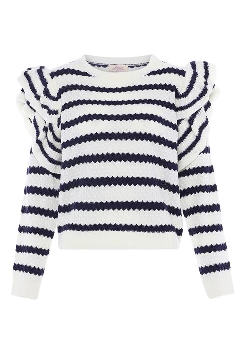 DreiMaster Vintage Pullover  marin / uldhvid