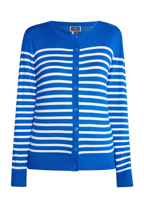 DreiMaster Maritim Cardigan  royalblå / hvid