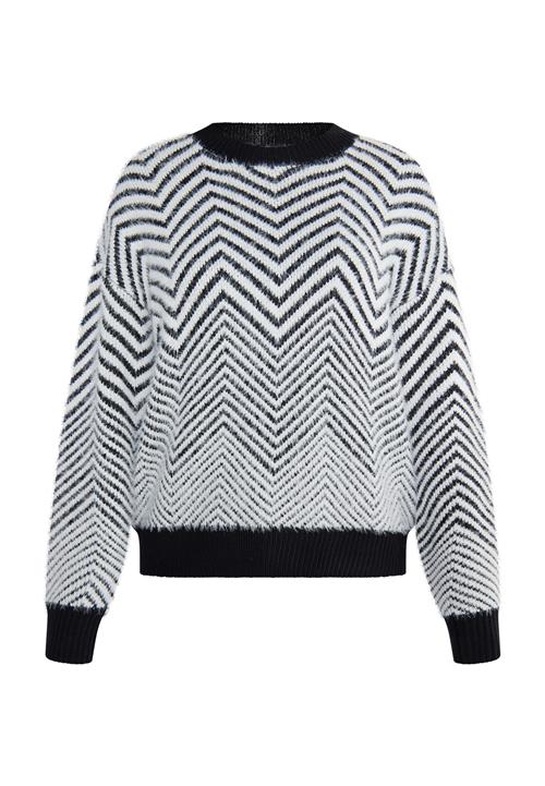 usha WHITE LABEL Pullover 'Iridia'  sort / hvid