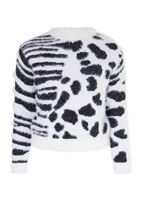 myMo KIDS Pullover  sort / hvid