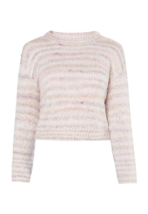 MYMO Pullover  beige / lyserød / uldhvid