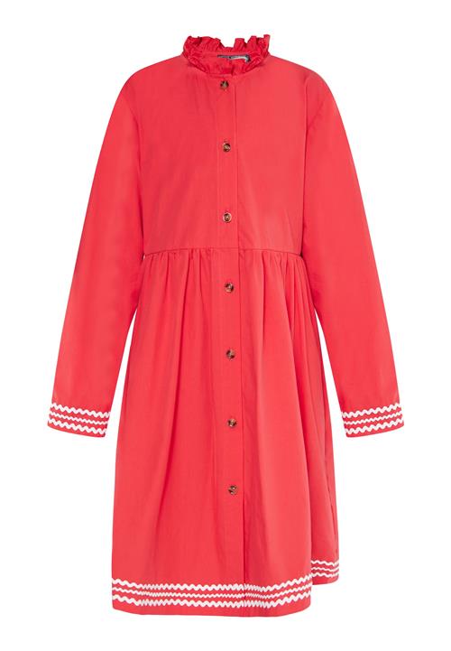DreiMaster Vintage Kjole  rød / hvid