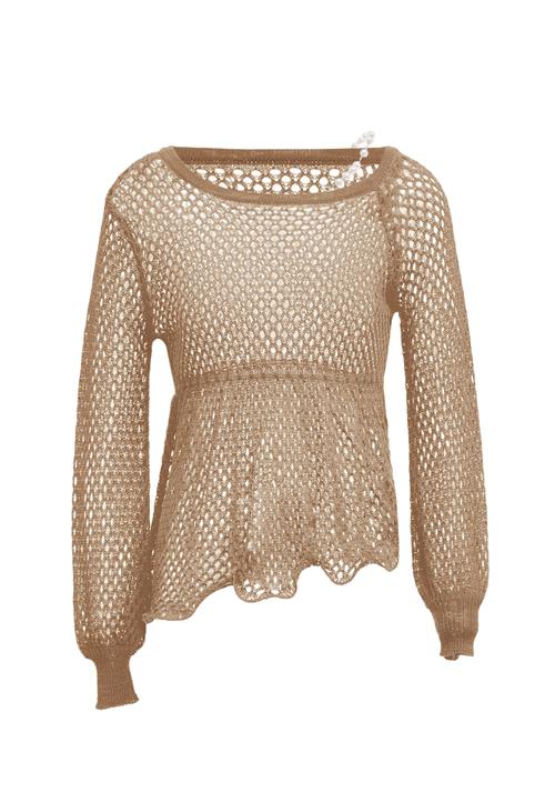 swirly Pullover  lysebeige