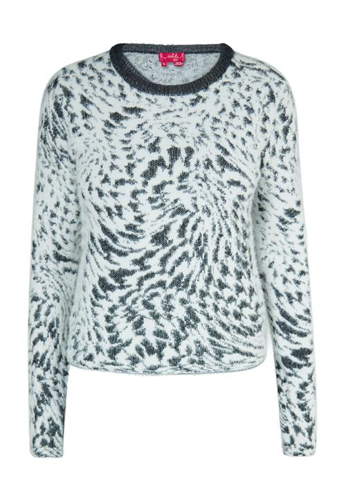 swirly Pullover  sort / hvid