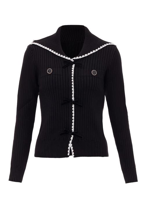 nolie Cardigan  sort / offwhite