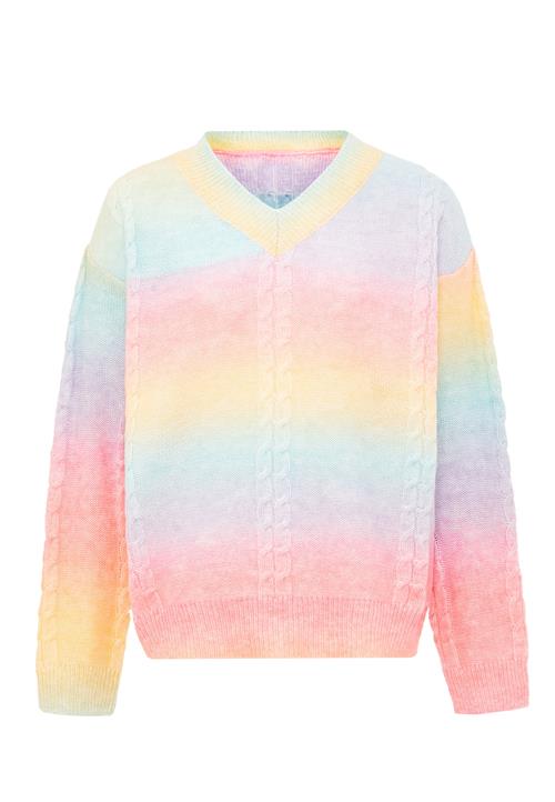 Se swirly Pullover  lyseblå / lysegul / pastellilla / lys pink ved About You