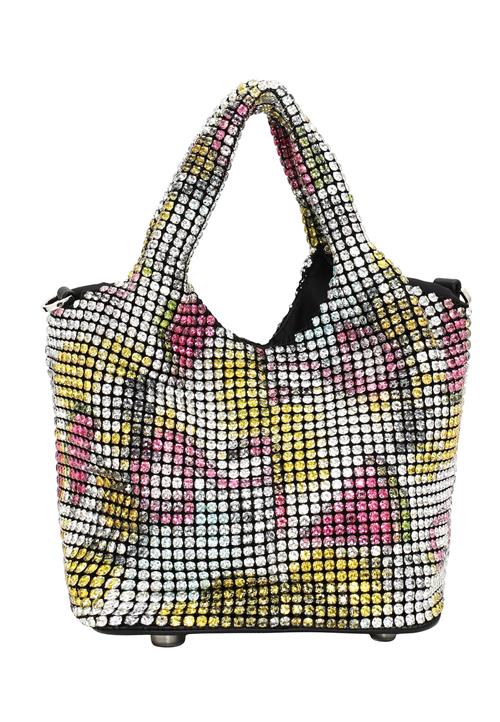 FELIPA Håndtaske  gul / lys pink / sort / transparent