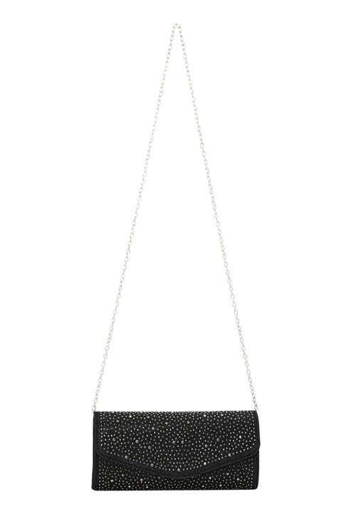 faina Clutch  sort / sølv