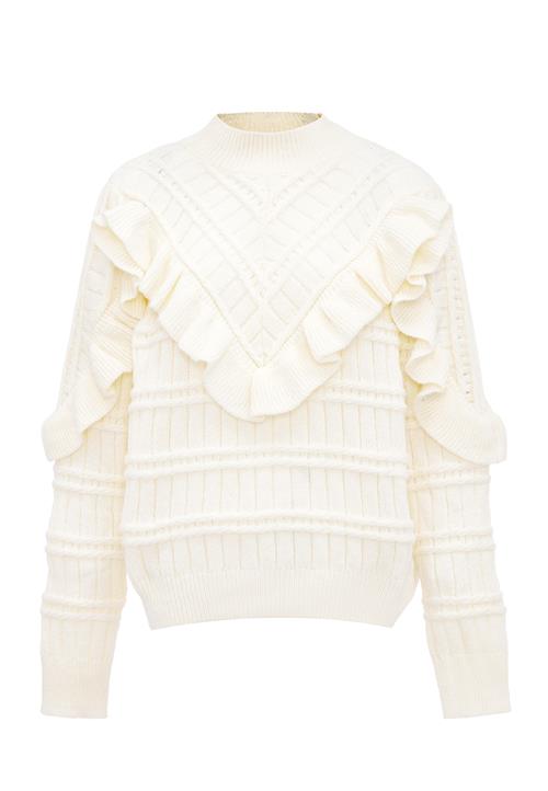 faina Pullover  uldhvid