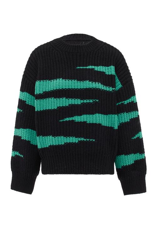 MYMO Pullover  grøn / sort