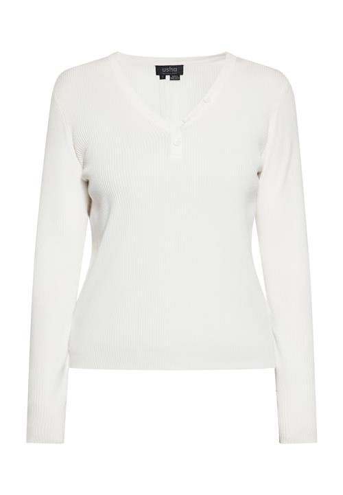 usha BLACK LABEL Pullover  turkis / uldhvid