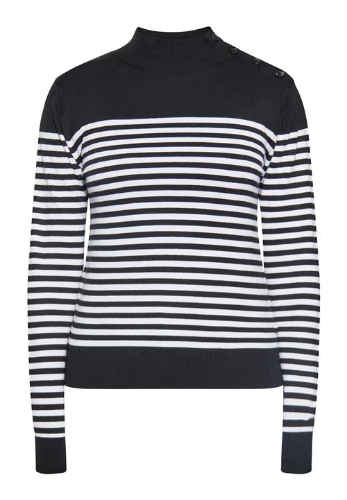 usha BLACK LABEL Pullover  sort / hvid