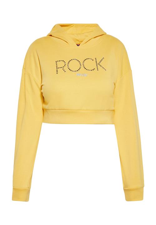 myMo ROCKS Sweatshirt  lyseblå / gylden gul / sølv