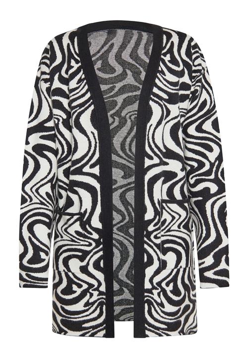 MYMO Cardigan  sort / uldhvid