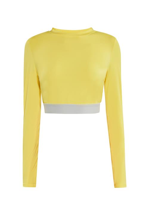 myMo ATHLSR Funktionsbluse  gul / grå