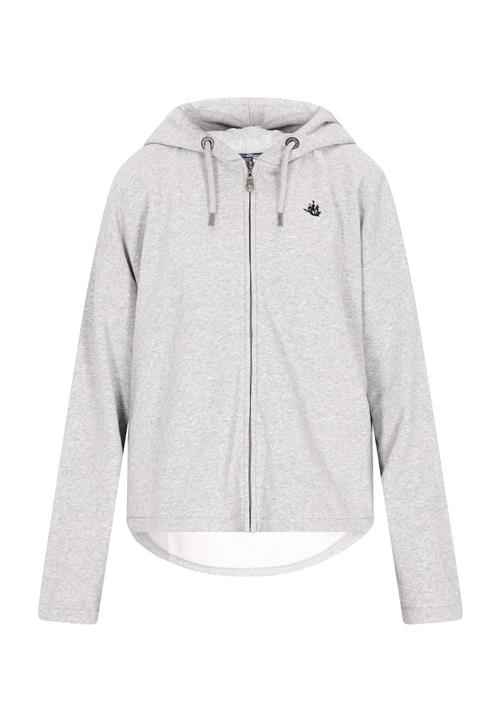 DreiMaster Vintage Sweatjakke  grå-meleret / sort