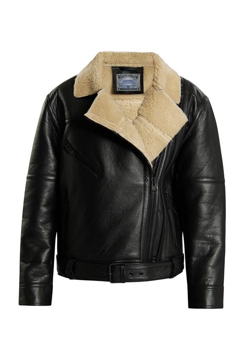 DreiMaster Vintage Vinterjakke  sand / sort