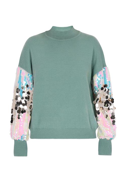 IZIA Pullover  cyanblå / lyseblå / guld / lyserød