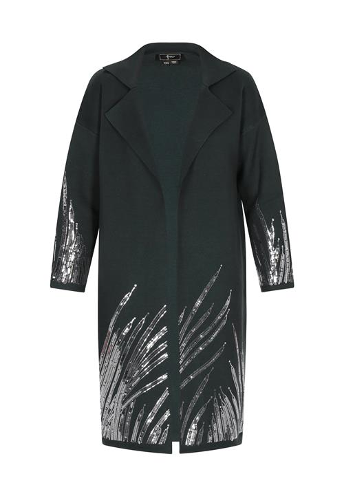 Se faina Cardigan  mørkegrøn / sølv ved About You