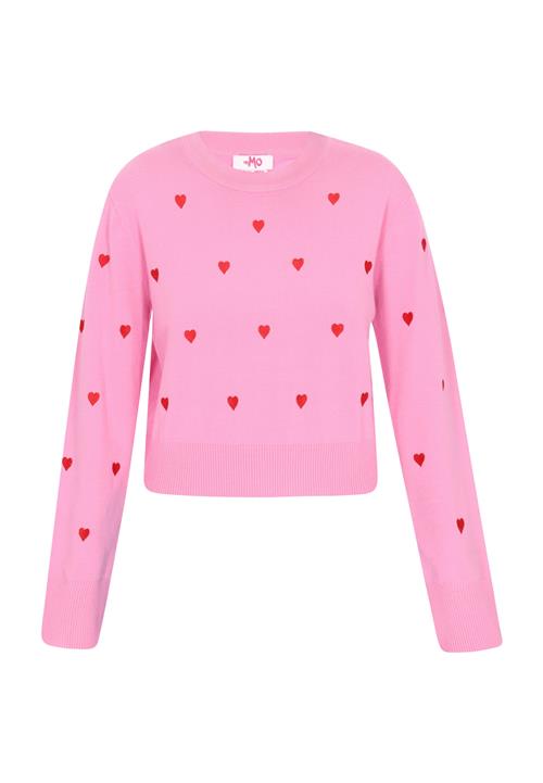 MYMO Pullover  lyserød / mørkerød