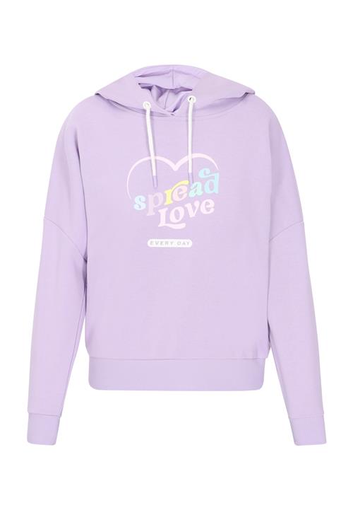 MYMO Sweatshirt 'Back To School'  aqua / pastellilla / lyselilla