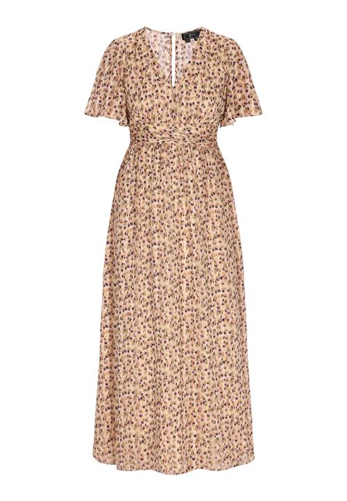 faina Kjole 'Fashion Look'  beige / grøn / orkidee / sort