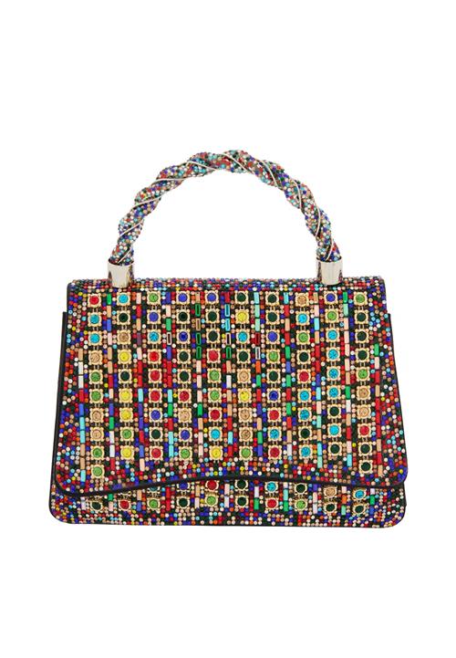 faina Clutch 'Elegant'  gul / grøn / rød / sort