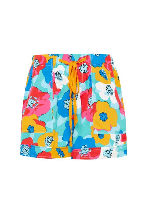 FELIPA Bukser 'Spring Summer'  turkis / orange / rød / hvid