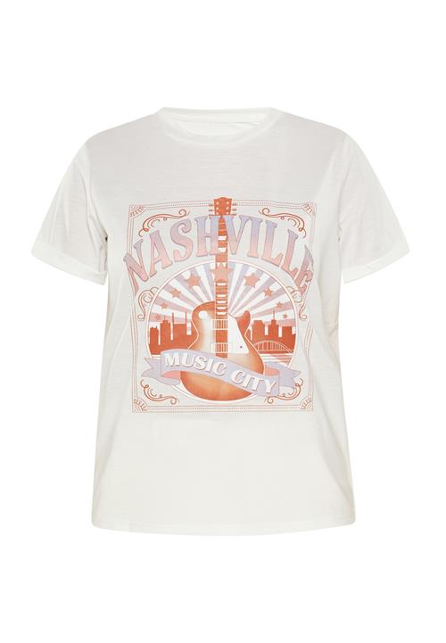 FELIPA Shirts 'Fashion Look'  pastellilla / fersken / mørkeorange / hvid