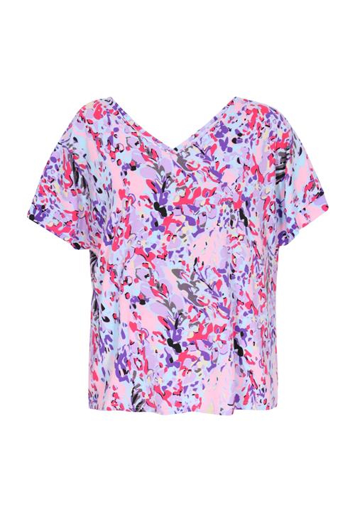 FELIPA Bluse 'Fashion Look'  mørkeblå / mørkelilla / lyserød / rød
