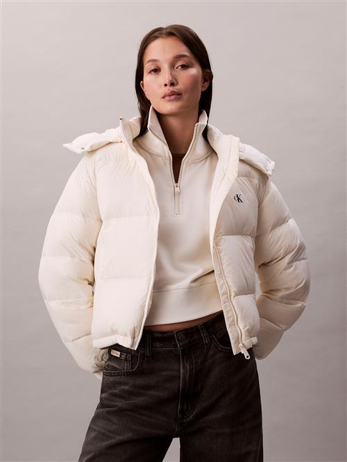 Calvin Klein Jeans Overgangsjakke 'ESSENTIAL'  hvid
