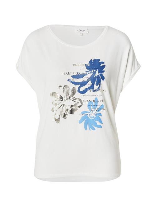 s.Oliver Shirts  ecru / blå / lyseblå / sølv