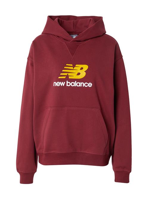 new balance Sweatshirt  gul / carminrød / hvid
