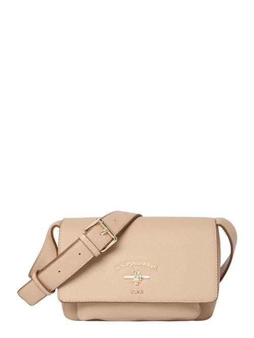 U.S. POLO ASSN. Skuldertaske 'Stanford'  beige