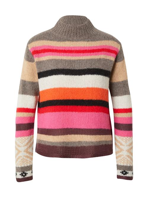 Grace Pullover  grå / aubergine / pink / sort
