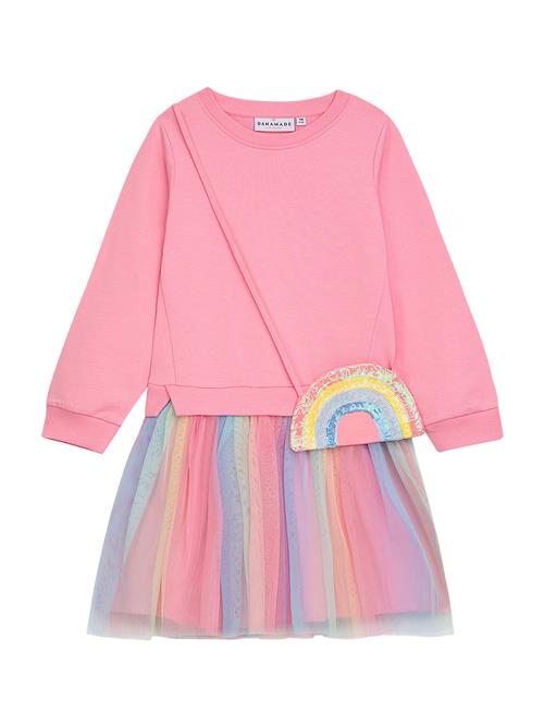Danamade Kjole  blå / lyseblå / gul / pink