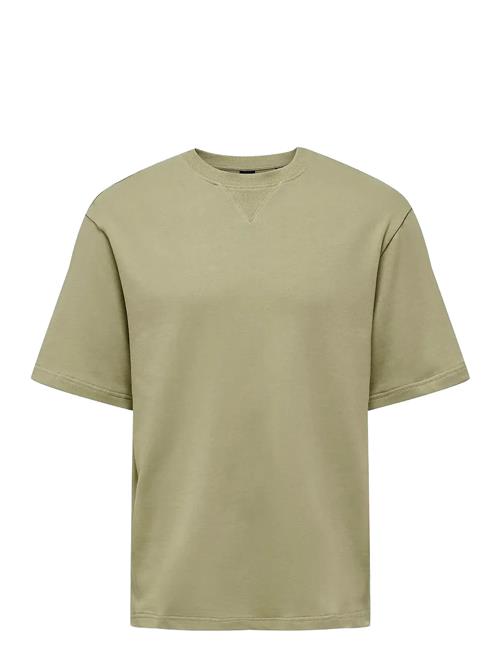 Onsmoab Life Rlx Ss Sweat ONLY & SONS Green