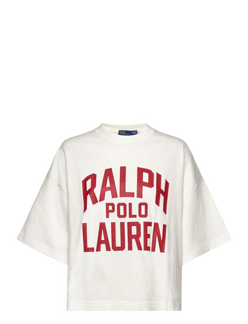 Logo Cotton Jersey Tee Polo Ralph Lauren White