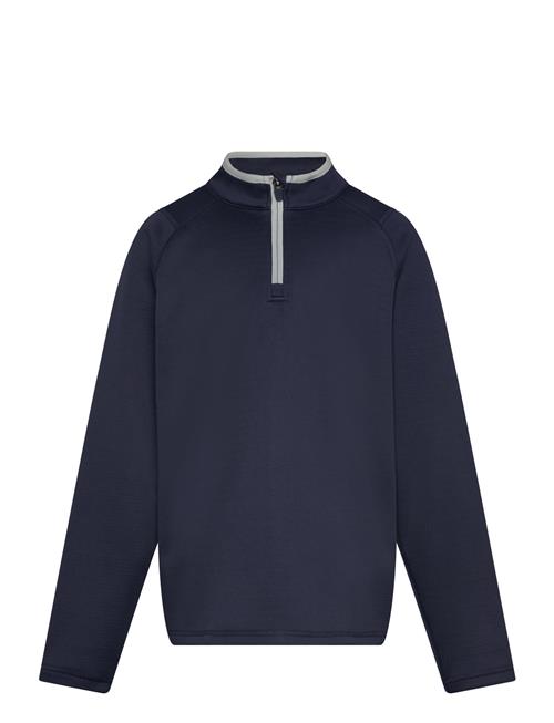 Boys Waffle Fleece 1/4 Zip PUMA Golf Navy