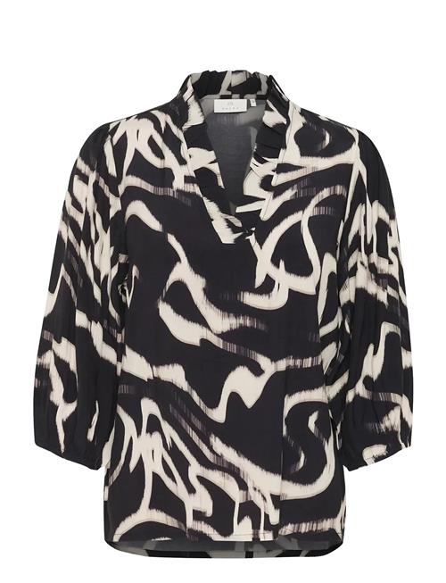 Kamartha Frill Blouse Kaffe Black