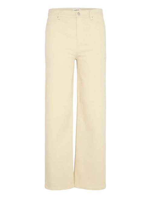 Slsandja Plain Vanesa Pants Soaked In Luxury Cream
