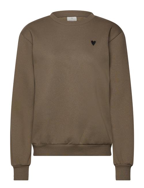 Kaliddy Sweatshirt Kaffe Khaki