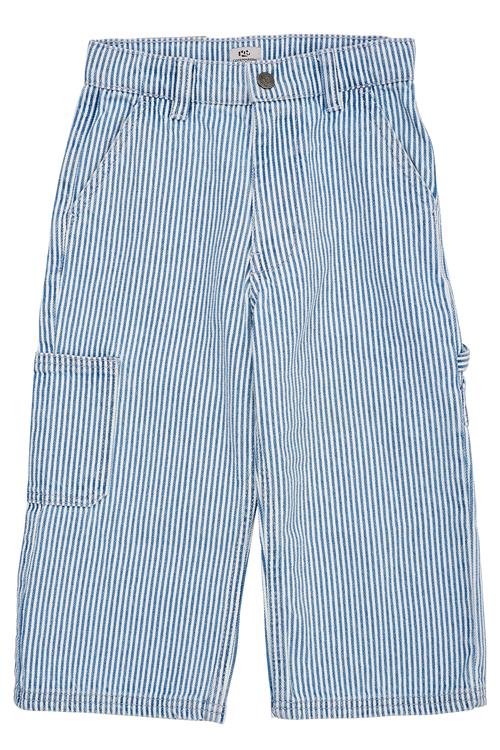 Copenhagen Colors Y/D Stripe Twill Cargo Pants W. Adj. Waist Denim Blue Stripe Denim Blue Stripe 116 cm  Blå  116 cm  mand