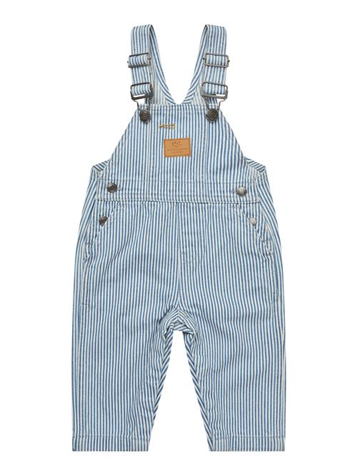 Copenhagen Colors Y/D Twill Baby Overalls Denim Blue Stripe Denim Blue Stripe 74 cm  Blå  74 cm  mand