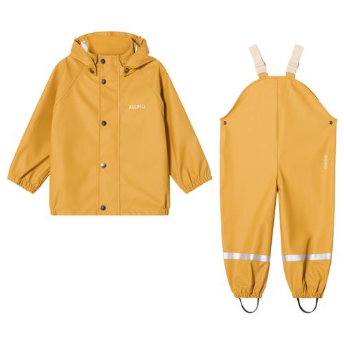 Kuling San Marino Uforet Regnsæt Mustard  98/104 cm  Gul  98/104 cm  Unisex