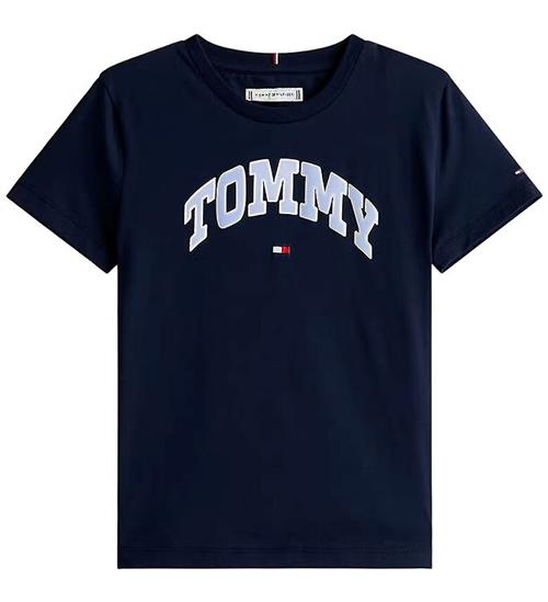 Tommy Hilfiger T-shirt - Sateen - Dark Night Navy
