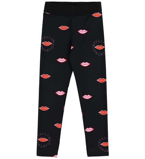 Stella McCartney Kids Leggings - Black/Red Lips