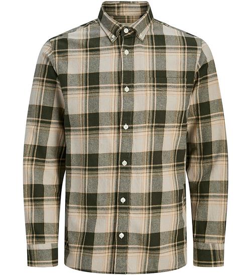 Jack & Jones Skjorte - JprBlubrook - Peat m. Tern
