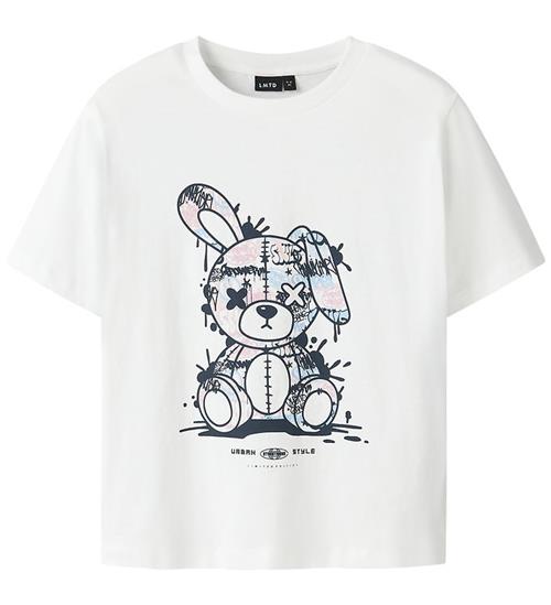 LMTD T-shirt - NlfTedi - Bright White m. Print